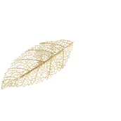 Ozdoby bożonarodzeniowe - Gałązka liść brokat 37 cm mix - miniaturka - grafika 1