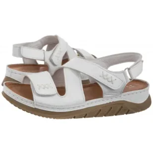 Sandały Białe L4496-11/00-1 (MA1220-c) Maciejka - Sandały damskie - miniaturka - grafika 1