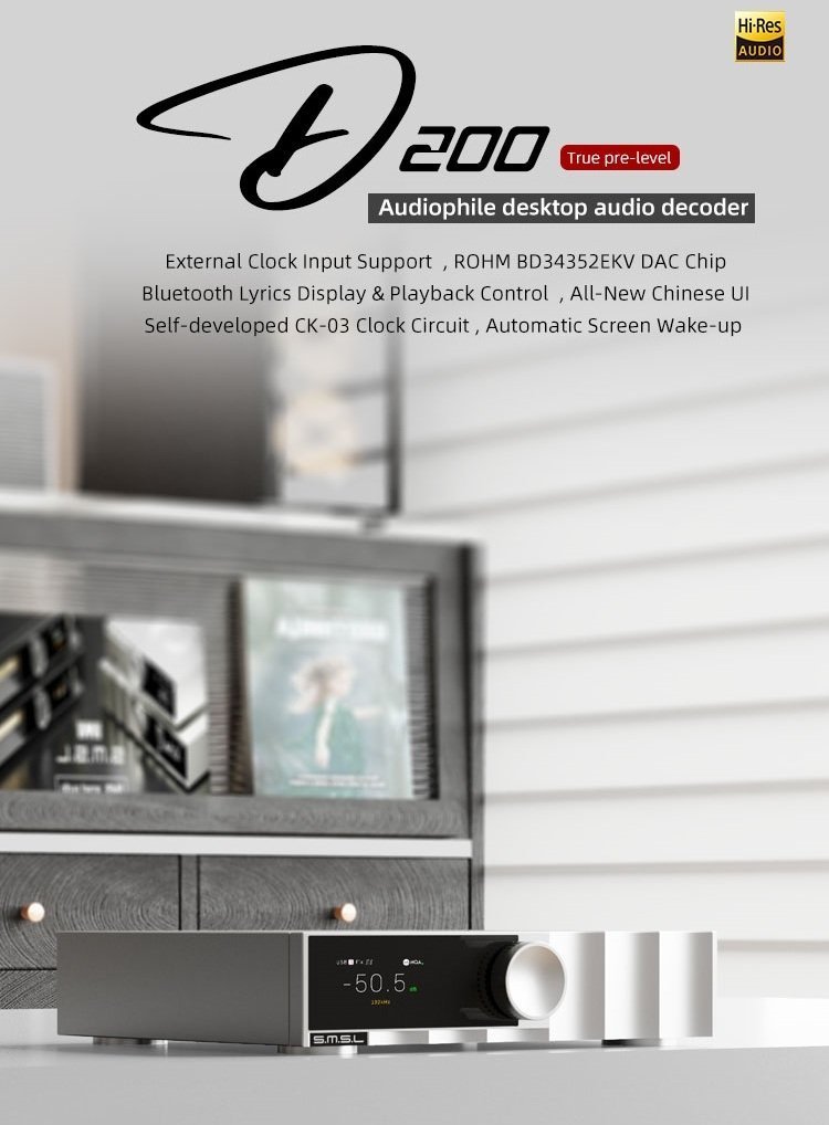 SMSL D200 - DAC z preamp