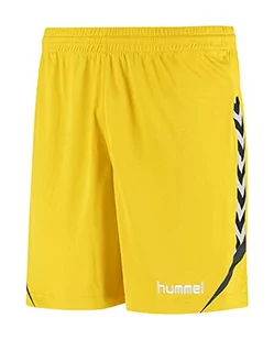 Hummel Trzmiel Kids AUTH. Charge Poly Shorts, żółty, 140-152 1113345001140-152 - Spodnie i spodenki dla chłopców - miniaturka - grafika 1