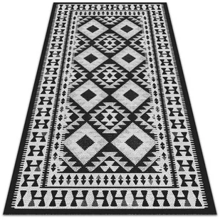 Modny winylowy dywan wewnętrzny Retro wzór 100x150 cm - Dywany - miniaturka - grafika 1
