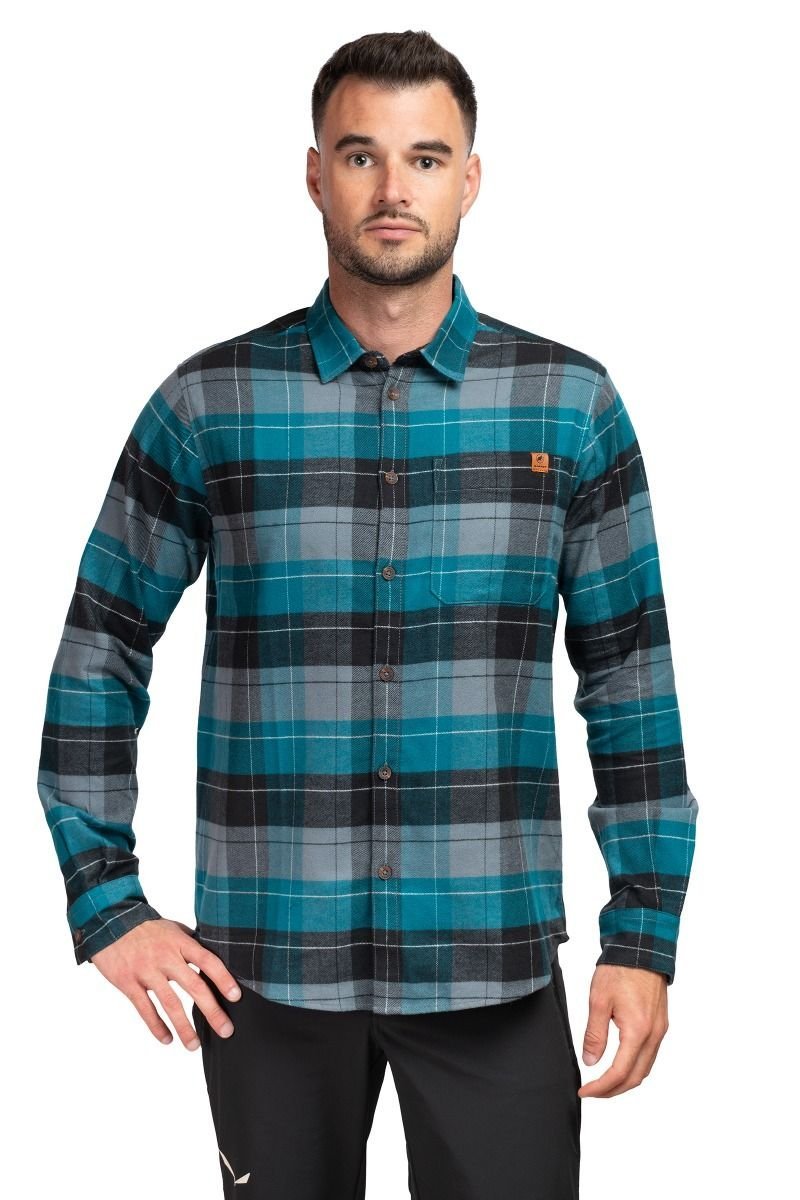 Mammut Koszula męska Trovat Longsleeve Shirt niebieski/szary M