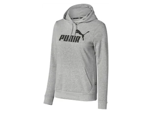 Puma Bluza damska z kapturem (Szary, L) - Bluzy sportowe damskie - miniaturka - grafika 1