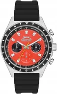 Zegarki męskie - Zegarek męski SLAZENGER SL.09.2247.2.06 czerwony fashion na prezent - miniaturka - grafika 1