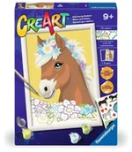 Zabawki kreatywne - CreArt dla dzieci: Konik z krysztalkami - Ravensburger - miniaturka - grafika 1