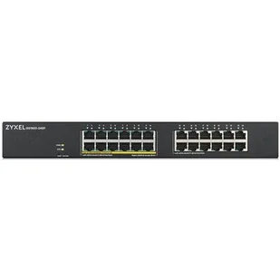 Zyxel Przełącznik GS1900-24EP-EU0101F 24xGbE L2 12xPoE Rack 130W - Switche - miniaturka - grafika 1