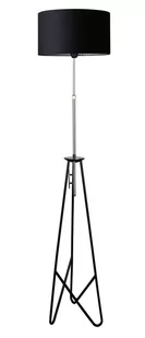 Dekoracyjna, czarna lampa podłogowa 51-80141 z serii FLOAT  - Lampy stojące - miniaturka - grafika 1