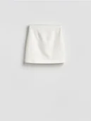 Spódnice - Reserved - Spódnica mini - złamana biel - miniaturka - grafika 1