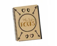 Notesy i bloczki - My sister rocks, notatnik dla siostry, notes, Sowia Aleja - miniaturka - grafika 1