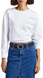 Pepe Jeans Damska bluza Alanis, biała (biała), L, Biały (biały), L - Bluzy damskie - miniaturka - grafika 1