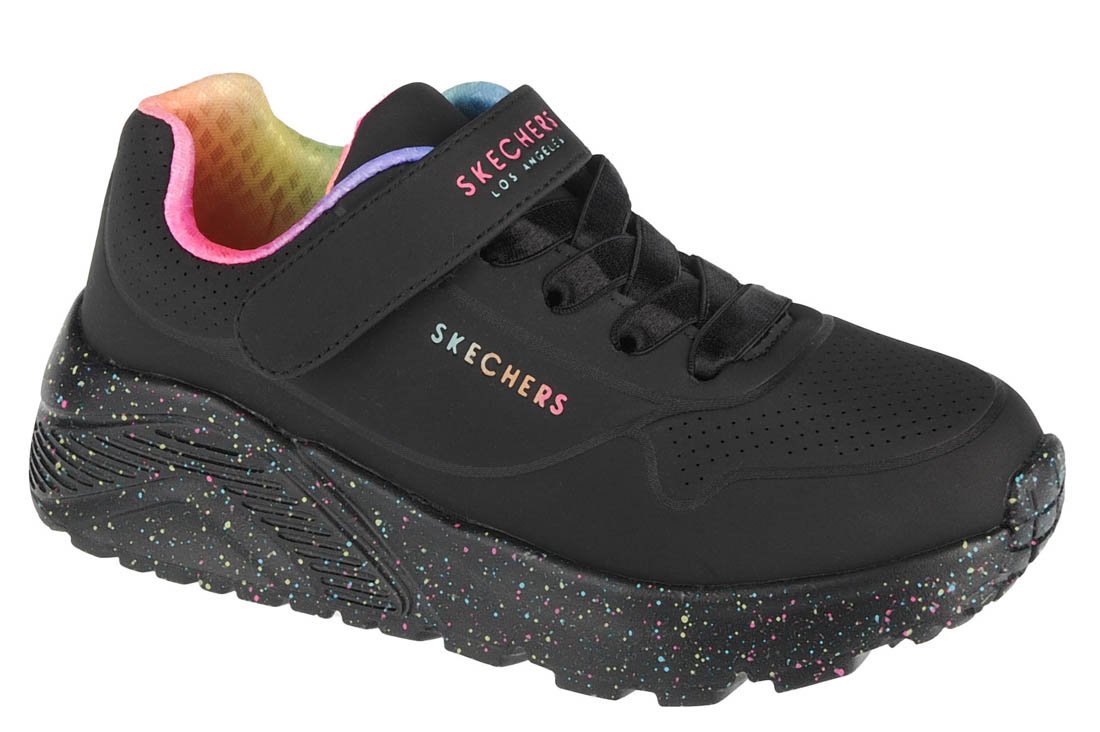 Skechers Uno Lite Rainbow Specks 310457L-BKMT dziewczęce sneakersy czarne