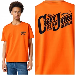 Wrangler CASEY JONES GRAPHIC TEE bardzo luźny t-shirt bawełniana koszulka S - Koszulki męskie - miniaturka - grafika 1