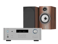 Zestawy stereo - Rotel RA-1572 MkII (srebrny) + 706 S3 (mokka) - miniaturka - grafika 1