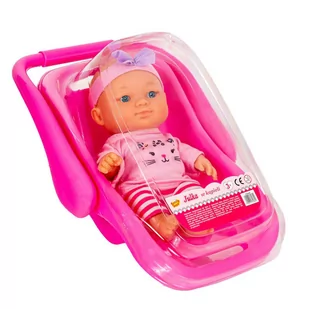 Anek, Lalka Julka różowa - Lalki dla dziewczynek - miniaturka - grafika 1