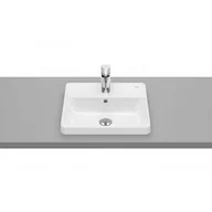 Umywalki - Roca A3270Y9S00 GAP Umywalka blatowa prostok$634tna 42x39 cm z otworem na bateri$635 z przelewem Supraglaze$636 - miniaturka - grafika 1
