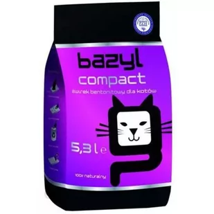 BAZYL COMPACT Żwirek bentonitowy dla kota  5L - Żwirek dla kotów - miniaturka - grafika 1