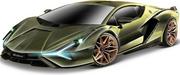 Samochody i pojazdy dla dzieci - BBurago, Lamborghini SIAN FKP 37 matte green 1:24 Bburago - miniaturka - grafika 1
