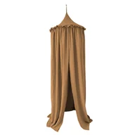 Pościel dla dzieci - Baldachim sufitowy z falbanką "Muślin cappuccino" - miniaturka - grafika 1