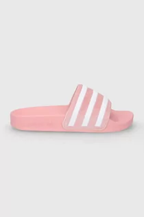 Klapki i japonki damskie - Adidas Originals klapki damskie kolor różowy - Originals - grafika 1