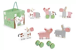 Scratch Magnetyczne zwierzątka Farma - Układanki dla dzieci - miniaturka - grafika 1