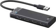 Huby USB - HUB USB Ugreen Adapter, hub USB-A do 4x USB-A UGREEN CM653 szary - miniaturka - grafika 1