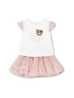 Komplety dla niemowląt - Mayoral Komplet t-shirt i spódniczka 1874 Różowy Regular Fit - miniaturka - grafika 1