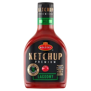 Roleski Ketchup Łagodny Premium 465g - - Koncentraty warzywne, przeciery - miniaturka - grafika 1