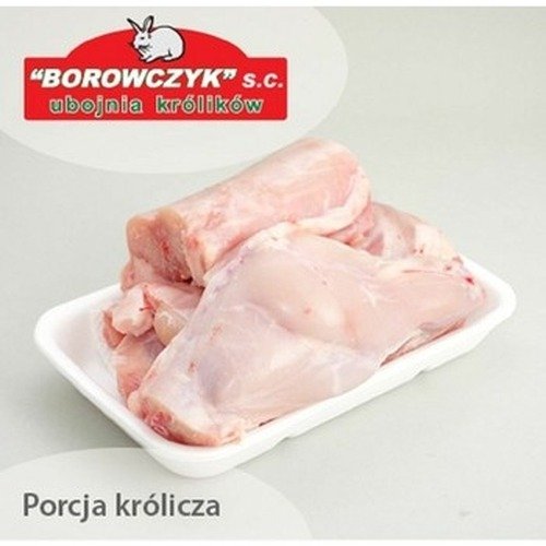 Królik dzielony świeży, idealny do pieczenia i gotowania