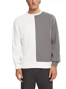 edc by ESPRIT Bluza męska 092CC2J308, 110/OFF biała, M - Bluzy męskie - miniaturka - grafika 1