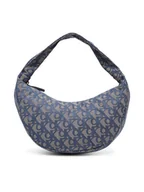 Torebki damskie - Calvin Klein Torebka Ckj Monogram Pinched Medium Shou LV04F3206G Niebieski - miniaturka - grafika 1