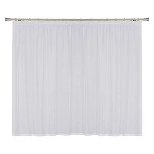 Firana z taśmą/koronką ZIGI 290 x 160 cm biały - Firany - miniaturka - grafika 1