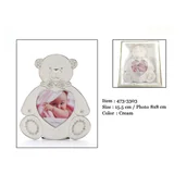 Ramki na zdjęcia - Summer P., Ramka Na Zdjęcie Misio, Kremowa - miniaturka - grafika 1