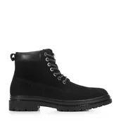 Półbuty męskie - Męskie trapery nubukowe sznurowane - miniaturka - grafika 1