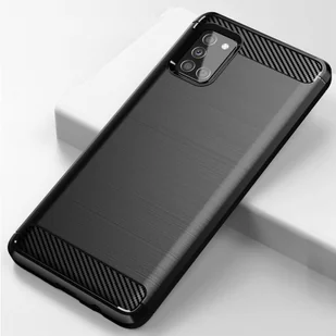 Carbon Case elastyczne etui pokrowiec Samsung Galaxy A51 5G niebieski - Etui i futerały do telefonów - miniaturka - grafika 12