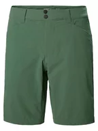 Spodnie sportowe damskie - Helly Hansen Szorty softshellowe "Brona" w kolorze zielonym - miniaturka - grafika 1