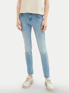 Tom Tailor Jeansy 1041013 Niebieski Tapered Fit - Spodnie damskie - miniaturka - grafika 1