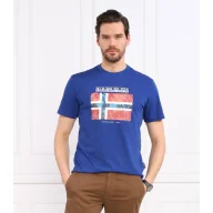 Koszulki męskie - Napapijri T-shirt S-GUIRO | Regular Fit - miniaturka - grafika 1
