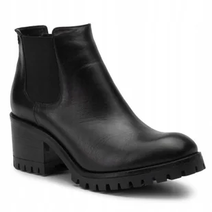 Botki damskie Carinii B4526-E50 czarne sk��ra r.39 - Botki damskie - miniaturka - grafika 1