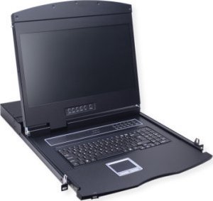 Przełącznik Value Przełącznik KVM VALUE 19, 8 portów, 48 cm 19 TFT 16:9, VGA, USB, klawiatura niemiecka DE