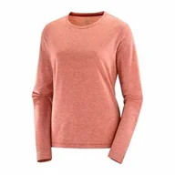 Koszulki sportowe damskie - Koszulka Salomon Essential Tencel W Burnt Henna - miniaturka - grafika 1