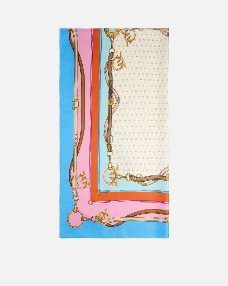 Szalik damski pinko sciarpe, foulard e colli limbo wielokolorowy