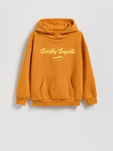 Reserved - Bawełniana bluza oversize - pomarańczowy - Bluzy dla chłopców - miniaturka - grafika 1