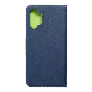 Samsung Kabura Fancy Book do A32 5G granatowy / limonka - Etui i futerały do telefonów - miniaturka - grafika 1