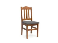 Krzesła - Krzesło drewniane tapicerowane nr2 dąb - miniaturka - grafika 1