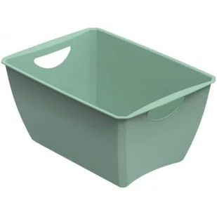 Rotho Lounge pojemnik łazienkowy 11 l zielony 1164705092PC - Koszyki łazienkowe - miniaturka - grafika 1