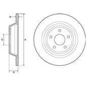 Tarcze hamulcowe - Tarcza hamulcowa DELPHI BG4703C - miniaturka - grafika 1