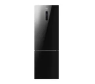 Lodówki - Amica FK3356.4GBDFD Pełny No Frost 185,5cm Czarne szkło - miniaturka - grafika 1