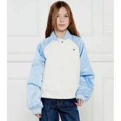 Kurtki i płaszcze dla dziewczynek - Tommy Hilfiger Kurtka bomber | Loose fit - miniaturka - grafika 1