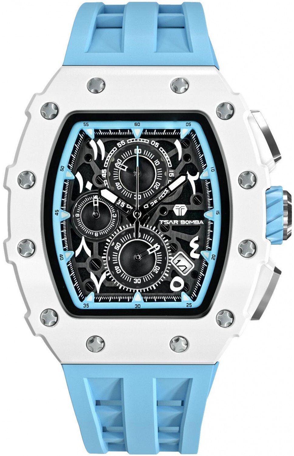 Zegarek męski Tsar Bomba TB8204QA-02 niebieski