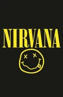 Podkładki pod mysz - PODKŁADKA POD MYSZ Nadruk 22x18 cm z logo zespołu Nirvana Smiley Prezent - miniaturka - grafika 1